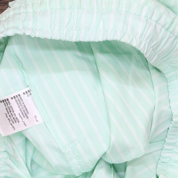 NWT State Of Day Printed Poplin Pajama Pants 100180269MS Tea Green Stripe XL - Picture 6 of 6